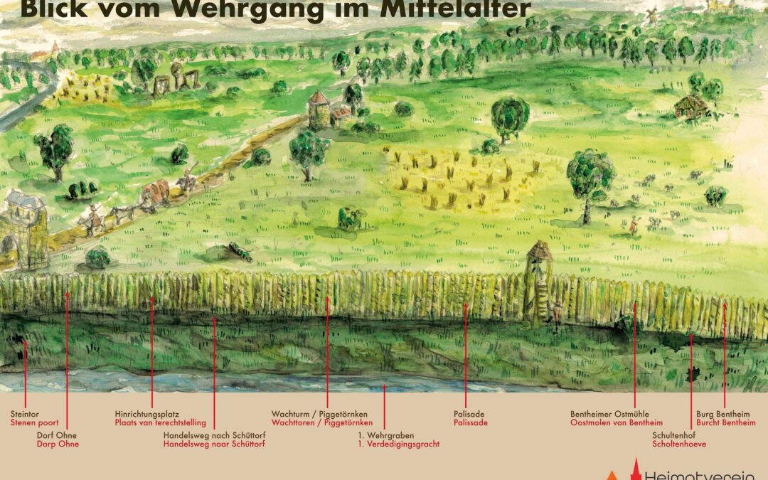 Neue Infotafel am Wehrgang